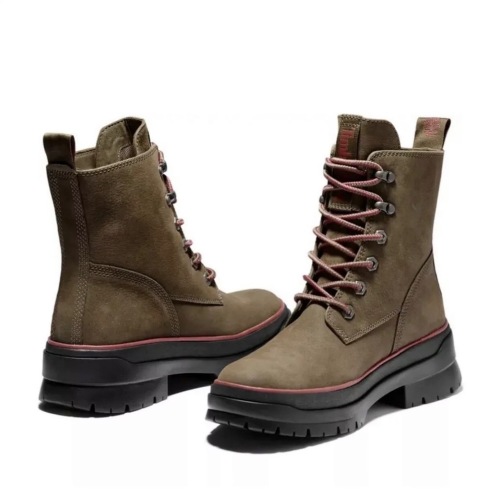 WOMEN'S TIMBERLAND MALYNN EK+ WATERPROOF LACE-UP MID BOOT OLIVE NUBUCK
